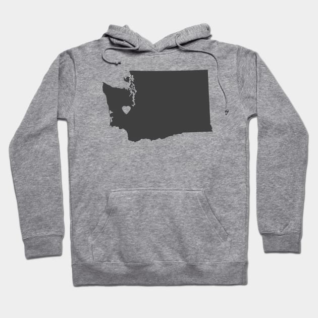 Washington Love Hoodie by juniperandspruce